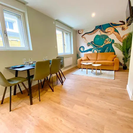 L'octopus - 2 Adultes 2 Enfants Jardin, Proche Centre Et